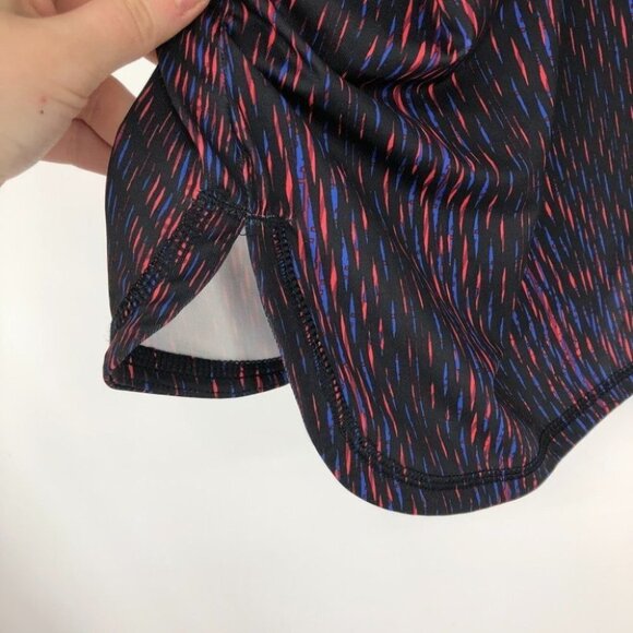 Ivy Park Laser Cut perforated blue red racerback tank top medium - Picture 7 of 13